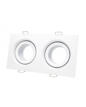 ST255.528.02 Св-к встр. Белый GU10 2*50W IP65 L180xW90xH40 220V Без ламп Встраиваемые светильники-foto4