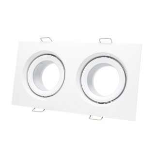 ST255.528.02 Св-к встр. Белый GU10 2*50W  IP65 L180xW90xH40 220V Без ламп Встраиваемые светильники-foto4