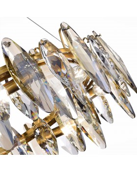 SL1227.303.08 Люстра подвесная ST-Luce Латунь/Прозрачный E14 8*40W ANCONA-foto4