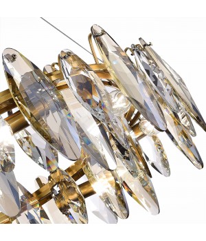 SL1227.303.08 Люстра подвесная ST-Luce Латунь/Прозрачный E14 8*40W ANCONA-foto4