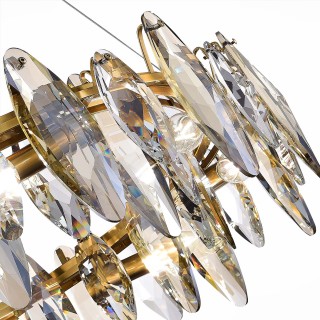 SL1227.303.08 Люстра подвесная ST-Luce Латунь/Прозрачный E14 8*40W ANCONA-foto4