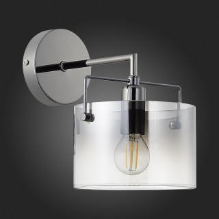 SLE155601-01 Бра Хром/Дымчатый E14 1*40W NOSTA-foto6