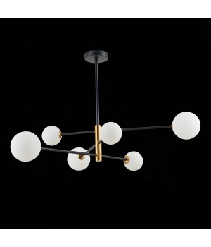 SLE220103-06 Светильник подвесной Черный, Бронза/Белый G9 6*5W ARCOLA-foto5