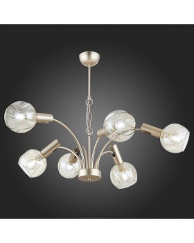 SLE104203-06 Люстра подвесная Шампань/Коньячный E14 6*40W BALCHINO-foto4