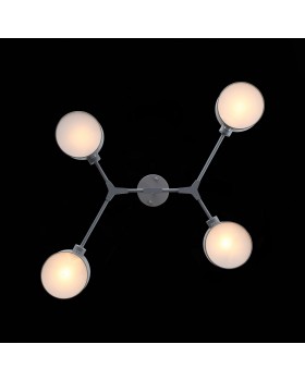 SLE183702-04 Люстра потолочная Серый/Серый E14 4*60W GIMENTO-foto6