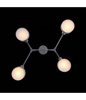SLE183702-04 Люстра потолочная Серый/Серый E14 4*60W GIMENTO-foto6