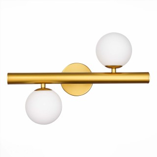 SL1185.201.02 Бра ST-Luce Золотистый/Белый G9 2*5W ASOLO-foto2