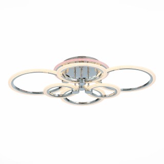 SLE500512-06RGB Светильник потолочный Хром/Белый LED 1*132W RGB 8W 3000-6000K CERINA-foto2