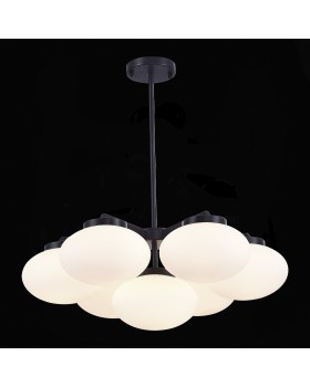 SL1503.403.07 Люстра подвесная ST-Luce Черный/Белый E27 7*40W MODICA-foto4