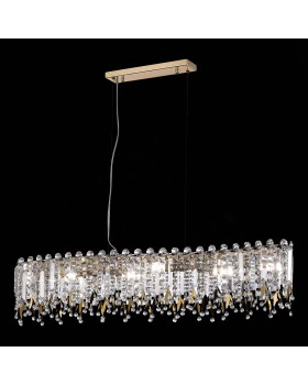 SL1655.213.06 Люстра подвесная ST-Luce Золотистый/Прозрачный E14 6*40W DESIO-foto5