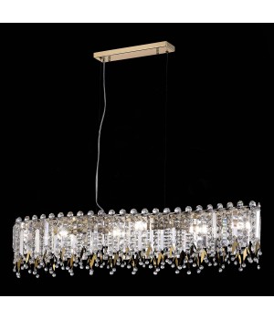 SL1655.213.06 Люстра подвесная ST-Luce Золотистый/Прозрачный E14 6*40W DESIO-foto5