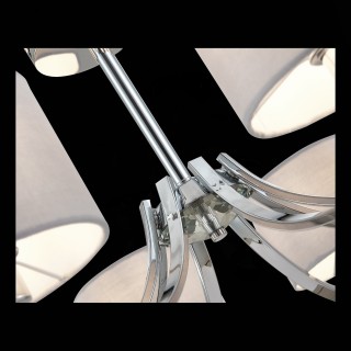 SLE105303-08 Люстра подвесная Хром/Серый E14 8*40W LINDA-foto6