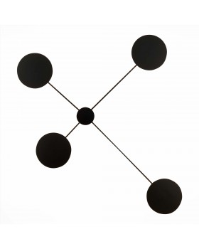 SL6006.401.04 Светильник настенно-потолочный ST-Luce Черный/Черный LED 4*5W 3000K Tondo-foto2