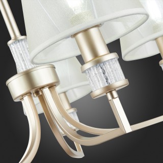 SLE107503-05 Люстра подвесная Золотистый/Шампань E14 5*40W MANILA-foto9