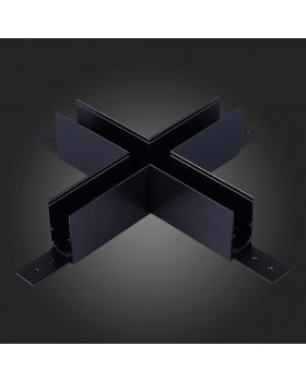 ST007.489.00 Коннектор X-образный для подвесного / накладного магнитного шинопровода ST-Luce Черный SKYLINE 48-foto3