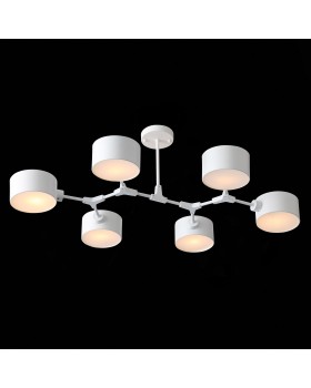 SLE183502-06 Люстра потолочная Белый/Белый E14 6*60W GIMENTO-foto7