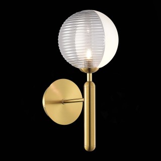 SLE1096-201-01 Бра Матовое золото/Белый, Дымчатый G9 1*5W AVEIRO-foto3