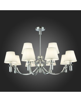 SLE111303-12 Люстра подвесная Хром/Белый E14 12*40W MONZA-foto7