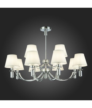 SLE111303-12 Люстра подвесная Хром/Белый E14 12*40W MONZA-foto7