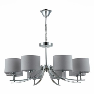 SLE105303-08 Люстра подвесная Хром/Серый E14 8*40W LINDA-foto2