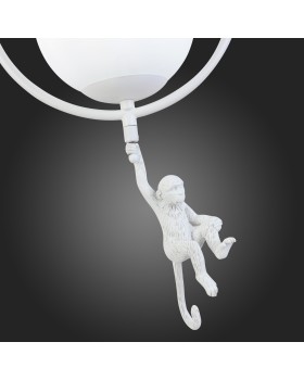 SLE115113-01 Светильник подвесной Белый/Белый E27 1*60W TENATO-foto9