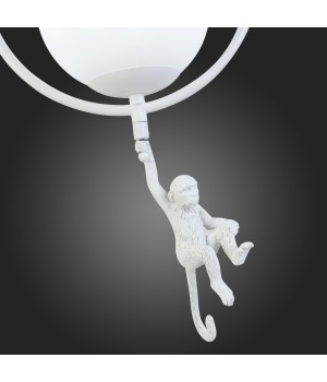 SLE115113-01 Светильник подвесной Белый/Белый E27 1*60W TENATO-foto9