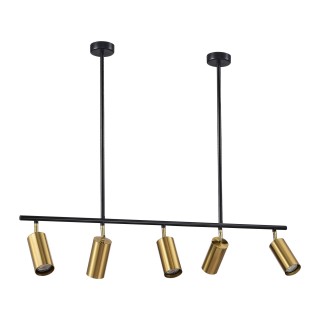 SL1206.413.05 Светильник подвесной ST-Luce Черный/Латунь GU10 5*5W 4000K SORMANO-foto2