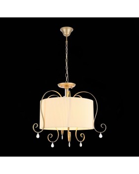 SL177.213.03 Люстра подвесная, потолочная Золотистый/Белый E14 3*40W AZZURRO-foto4