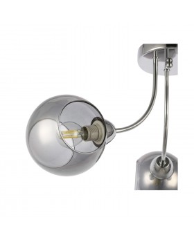 SLE102102-03 Люстра потолочная Хром/Дымчатый E14 3*40W RELOTTE-foto3