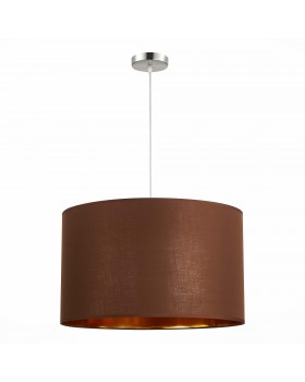 SLE300593-03 Светильник подвесной Никель/Золотистый, Коричневый E27 3*40W BRESCIA-foto2