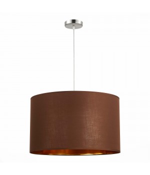 SLE300593-03 Светильник подвесной Никель/Золотистый, Коричневый E27 3*40W BRESCIA-foto2