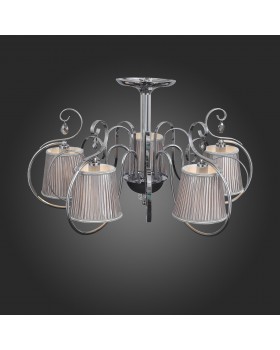 SL177.102.05 Люстра потолочная Хром/Серебристый E14 5*40W AZZURRO-foto3