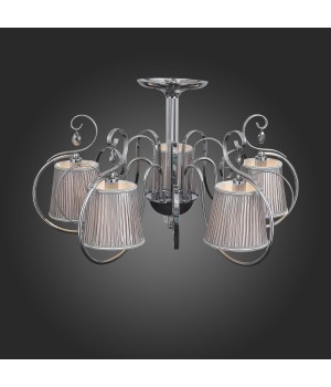 SL177.102.05 Люстра потолочная Хром/Серебристый E14 5*40W AZZURRO-foto3