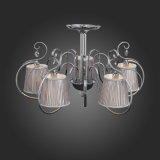 SL177.102.05 Люстра потолочная Хром/Серебристый E14 5*40W AZZURRO-foto3