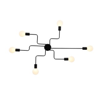 SL419.442.06 Люстра потолочная Черный E27 6*60W ANO-foto21