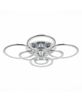 SLE200312-08RGB Светильник потолочный Хром/Белый LED 1*256W RGB 15W 3000-6000K LETO-foto4