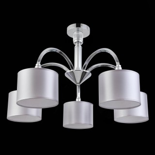 SLE107202-05 Люстра потолочная Хром/Светло-серый E14 5*40W SNERE-foto4