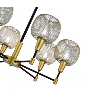 SLE1137-402-06 Люстра потолочная Черный, Золотистый/Желтый E14 6*60W ELITIS-foto3