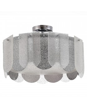 SLE1125-102-06 Светильник потолочный Хром/Прозрачно-Дымчатый E14 6*40W ERZO-foto2