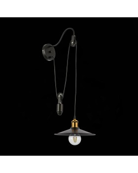 SLE120501-01 Светильник настенный Черный/Черный E27 1*60W ESPERAZZA-foto4