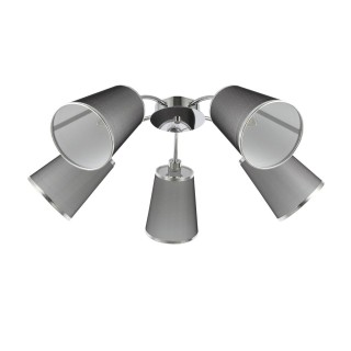 SLE103002-05 Люстра потолочная Хром/Черный E14 5*40W MALEONTE-foto2