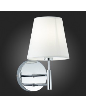 SLE105451-01 Светильник настенный Хром/Белый E14 1*40W LAGORO-foto5