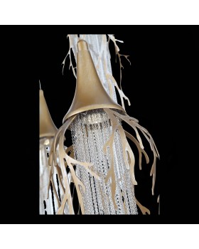 SL1116.203.09 Светильник подвесной ST-Luce Золотой с патиной/Золотой с патиной, Никель LED 9*5W 3000K SALICA-foto7