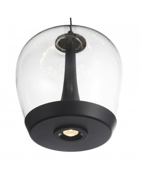 SL6014.423.01 Светильник подвесной ST-Luce Черный/Прозрачный, Черный LED 1*17W 3000K RIPPLE-foto3