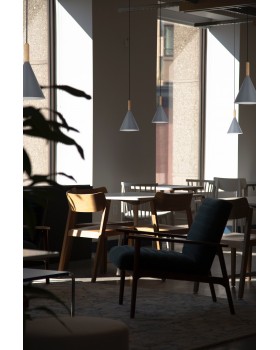 SLE1255-423-01 Светильник подвесной Черный/Серый E27 1*40W ARKET-foto4