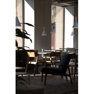 SLE1255-423-01 Светильник подвесной Черный/Серый E27 1*40W ARKET-foto4