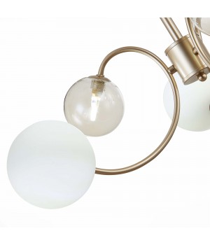 SLE220922-06 Люстра потолочная Золотистый/Белый, Янтарный G9 6*5W FORMAE-foto3