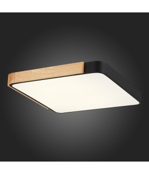 SLE201242-01 Светильник потолочный Черный, Светлое дерево/Белый LED 1*42W 3000K/4000K/6000K FESTA-foto4