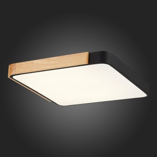SLE201242-01 Светильник потолочный Черный, Светлое дерево/Белый LED 1*42W 3000K/4000K/6000K FESTA-foto4