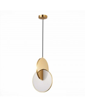 SL6107.203.01 Светильник подвесной ST-Luce Золотистый/Белый Золотистый LED 1*14W 3000K Eclisse-foto2